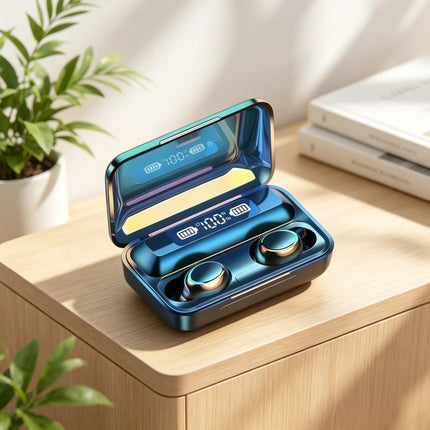 Bluetooth Headphones 9D Stereo High Bass Sport Earphones Handfree Touch Control Tws Wireless Earbuds Waterproof Headset