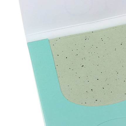 {Winter4} 100 Sheets/Box Oil-Absorbing Paper With Mirror & Puff Portable Oil-Holding Bamboo Charcoal Paper For Makeup