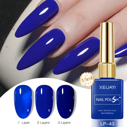 Colored Square Bottle Nail Varnish Gel 60 Colors Gloss Matte Ice-clear Nail Polish Fruit Green Nail Art Soak Off UV Gel Lacquer