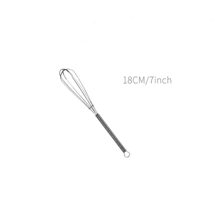 1Pcs Multifunctional Rotary Manual Egg Beater Mixer Mini Kitchen Egg Whisk Bake Tool Egg Agitator Stainless Steel Eco-Friendly