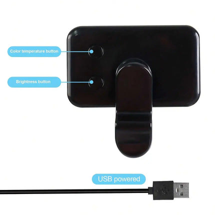3 Modes, Rechargeable Led Selfie Ring Light With Phone Clip - High-Quality Beads, Usb Powered For Smartphones/Tablets/Laptops