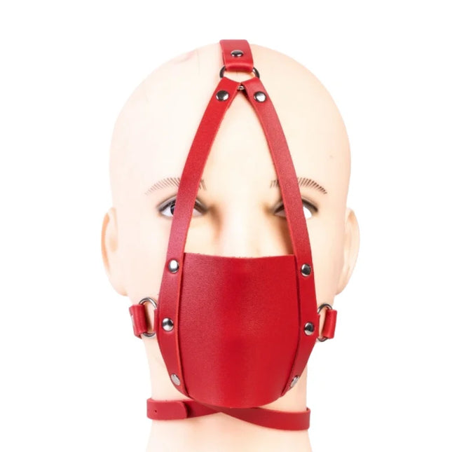 Adult Harness Mask Gags Ball Sex Toy Set with 42mm Silicone Open Mouth Ball Gag for Couple BDSM Restraint Silent Erotic Games