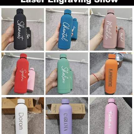 Custom Logo Thermos Large Vacuum Flask Stainless Steel Portable Thermos Bottle Outdoor Sports Water Bottle Travel Mug 500/750ml