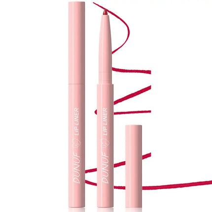 12 Colors Matte Lip Liner Set Long-Lasting Waterproof Lip Pencils with Precise Application Smooth Texture for Defined Lip Contou
