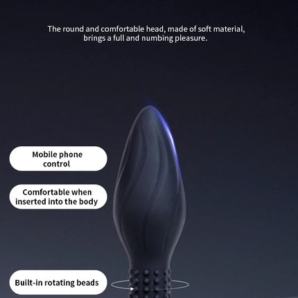Vibrating LED Anal Plug Wireless APP Women Butt Plug Prostate Massager for Men Vibrating Adult Sex Toy Anal Vibrator for Couples