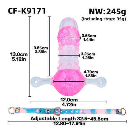 Adjustable Mouth Plug Silicone Anal Plug Dilator with Ball Gag and Straps BDSM Adult Sex Toy for Women and Men Role Play 18+