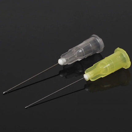 100Pcs/Bag 25G/27G/30G Dental Endo Irrigation Needle Tip Endo Syringe Root Canal Washing Needle Tip Dentistry Materials