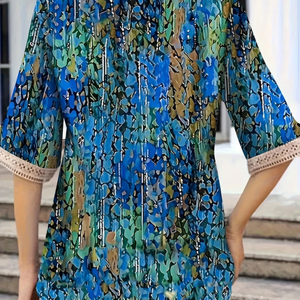 Plus Size Temperament Loose Woman Shirt Fashion Casual Blouse Elegant Long Sleeve Woman Shirt Holiday Weekend Top