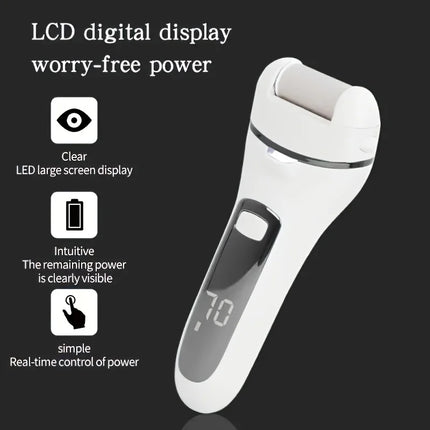 Electric Foot Callus Remover – Smooth, Rechargeable Pedicure Wand for Professional Home Foot Care