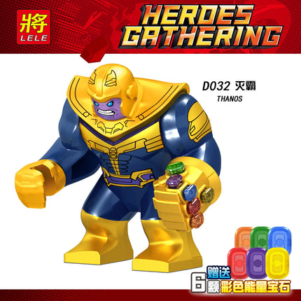 Building blocks, Marvel superheroes, assembled dolls, Spider Man, Iron Man, Venom, Shark, Deadpool, DIY gifts, children's toys