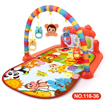Multifunctional Baby Activity Gym Play Mat Musical Rack Kid Infant Fitness Frame Educational Crawling Carpet Toy Children Gift