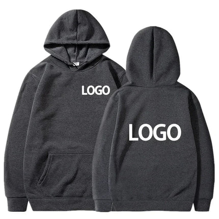 Men's and Women's Hooded Pullover, Customized Team Loose Casual Clothing, Fashionable and Personalized 80% Polyester, 20% Cotton