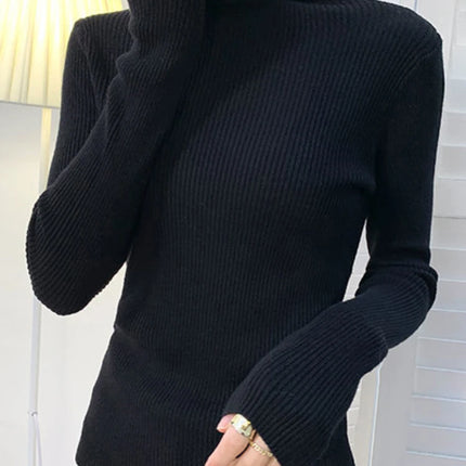 Heliar Women Fall Turtleneck Sweater Knitted Soft Pullovers Cashmere Jumpers Basic Soft Sweaters For Women 2024 Autumn Winter