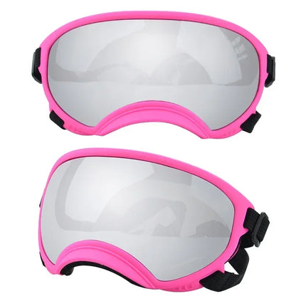ATUBAN Dog Goggles Anti UV Strong Impact Resistance Adjustable Elastic Puppy Large Breed Dog Goggles Breathable Pet Sunglasses