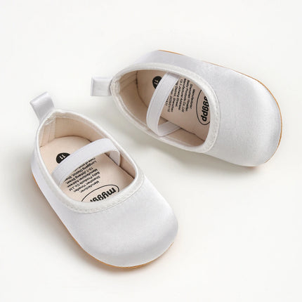 NEW Infant Baby Girls Mary Jane Princess Wedding Dress Shoes Toddler Crib Shoes Versatile baby princess shoes