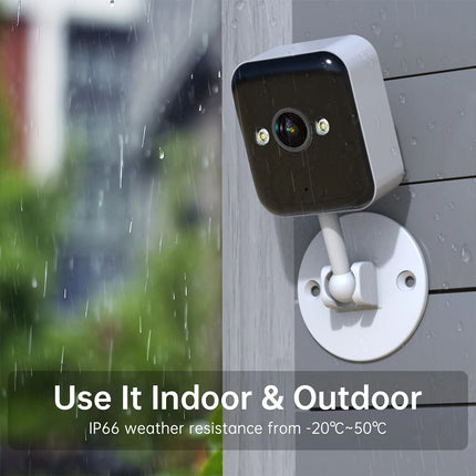 Jooan 2K Mini Security Camera IP Camera Wifi Outdoor CCTV Surveillance Camera 5x Digital Zoom Color Night Home Baby Monitor