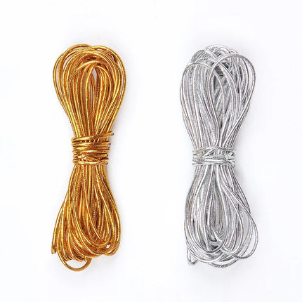 1M/5M Fashion Dreadlock Bead Braids Hair Accessories Braiding Hair Decor Shimmer Stretchable Braiding Hair Strings Long Styling
