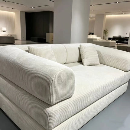 150CM Modern Style Air Compression Fabric Flannel Deformable Modular Couch for Living Room Sectional Composable  Sofa Bed