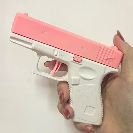Hot Mini Desert Eagle Mechanical Continuous Firing Water Gun Small Pistol Summer Outdoor Beach Poor Toy Shoot Water Gun for Kids