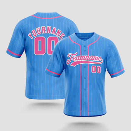 Custom Baseball Button Down Jersey Plain Short Sleeve Hipster Hip Hop T Shirts Jersey add your name number logo and everything