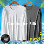 3xl [recommended 72.5-80kg ] / Long sleeves-mesh [pure color] white + dark gray