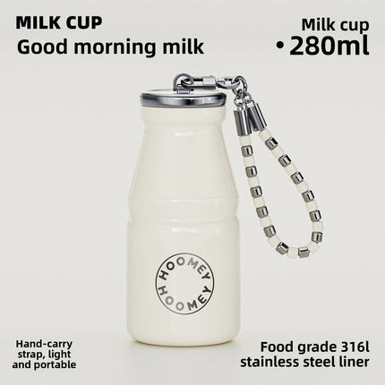 280/360ml Insulated Cup High Appearance Portable Pocket Coffee Mug For Women On-the-Go Water Bottle