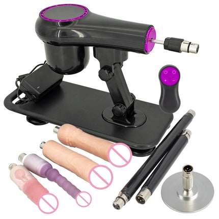 FREDORCH Portable Sex Machine Adjustable Speed Angle Automatic Wireless Control for Woman Man Masturbating Pumping Gun Sex Toys