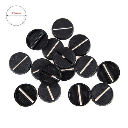 25mm/32mm/40cmm Round Plastic Model Bases for Wargames Table Games Diy Toy Miniature Model People Base 20pcs/40pcs/60pcs