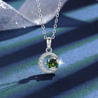 YL-Green Moissanite / 1.0ct with box
