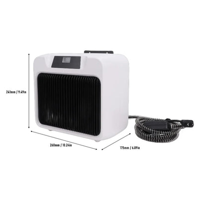 Desktop Wall Mount Pet Heater 120V US Plug Safe Small Warmer For Cat Dog Home Office Winter Warm Air Fan