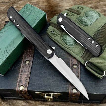 3810 Mini Folding Knife 8CR13MOV Blade G10 Handle EDC Camping Knife Survival Adventure Knife Outdoor Portable Pocket Knife