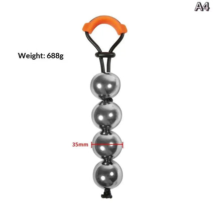 1Pcs Male Penis Ring Weight-Bearing Cock Ring with Steel Ball Heavy Stretcher Penile Training Exercise Device for Erection