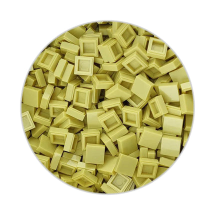 200/330/660pcs MOC Pixel Particles Plate Smooth 1x1 DIY Building Blocks Flat Square Bricks Halloween Christmas Children Toy 3070