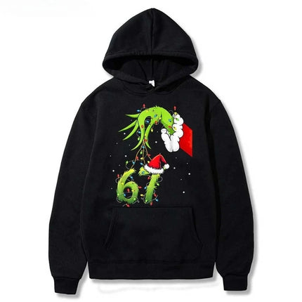 Bruh 67 Six Seven Funny Brainrot Meme Children's Hoodie Boys Girl Hooded Pullover Hiphop Streetwear Soft Casual Warm Sweatshirt