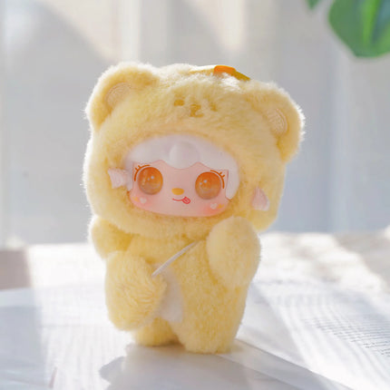 Yooki V4 Take A Bite Of Bear Series Vinyl Doll Plush Blind Box Bag Pendant Decor Keychain Desk Ornament Figure Mystery Box Gift