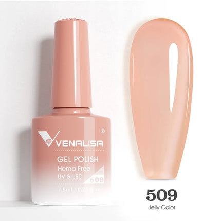7.5ml Venalisa TPO FREE HEMA FREE Gorgeous Color Nail Gel Polish Long Wear Soak Off UV LED Gel Varnish Nail Manicure Gel Varnish