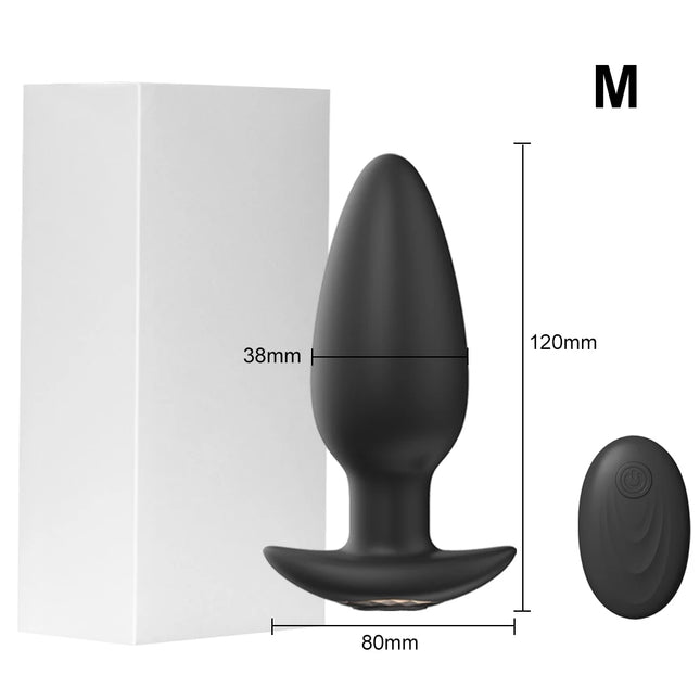 Wireless Remote Control Vibrating Anal Butt Plug Prostate Massager Sex Toys For Women Men Gay Clitoris Stimulator Vibrator