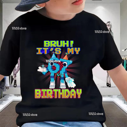 Summer Funny Six Seven 67 Digit Print Children's T-Shirt Casual Cotton Boys Short Sleeve Fashion Comfortable Kids Sport Clothes