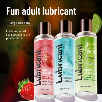 Fruit water-soluble lubricantion Water Based Gel Lubricats Sex intimate For Adults Men Women Gay body Sexy Strawberry fragrance