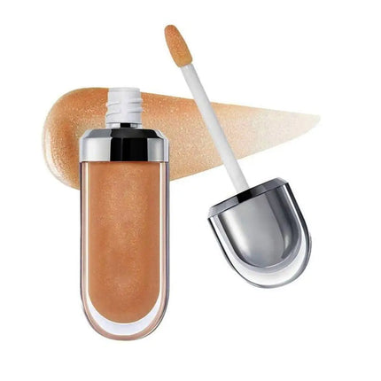 3D Hydra Lipgloss Mirror Lip Glaze Shimmer Moisturizing Pearlescent Color Liquid Lip Gloss Plump Glossy Non Stick Cup Balm ﻿