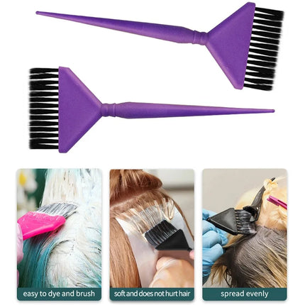 Professional Hair Coloring Brushes Combs Salon Hair Dye Tools Hair Coloring Applicator Barber Styling Accessories