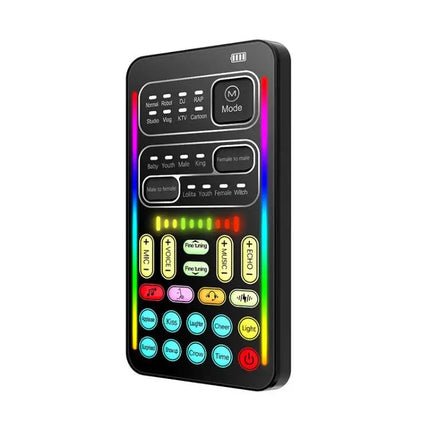 Voice Changer Microphone Bluetooth Mic Wireless For iPhone Android Mobile Cell Phone PC Mini Live Sound Card Mixer Recorder Kit