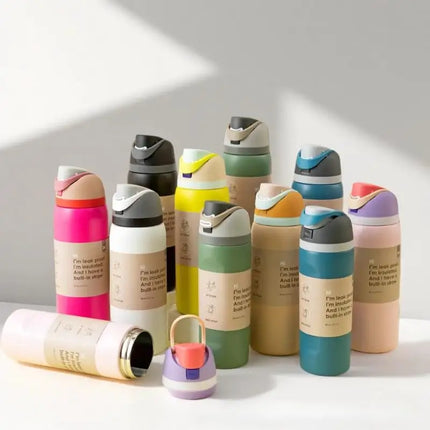 1Pc Vacuum Flasks & Thermoses Water Bottle Drinkware Thermo Tumbler Stainless Steel Thermal Mug Original Cold Hot Coffee