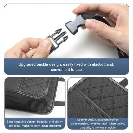 Car Seat Storage Bag Leather Garbage Bag for Volkswagen VW Polo Tiguan Golf 5 7 Jetta Beetle Scirocco Passat B5 B8 MK4