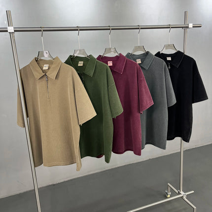 2026 New Half-Zip Polo Shirt