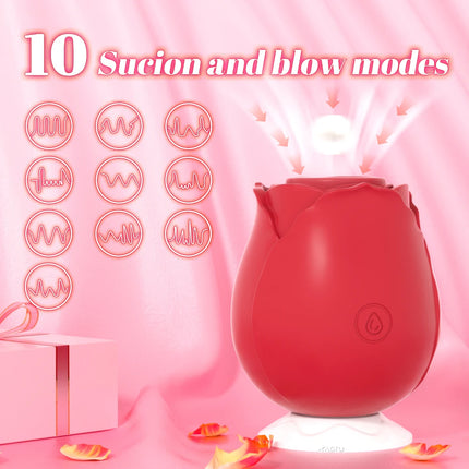 Clit Sucker Vibrator for Women Sucking Clitoris Stimulator with Thrusting Egg Female Masturbation Adult Goods Sex Toys for Women