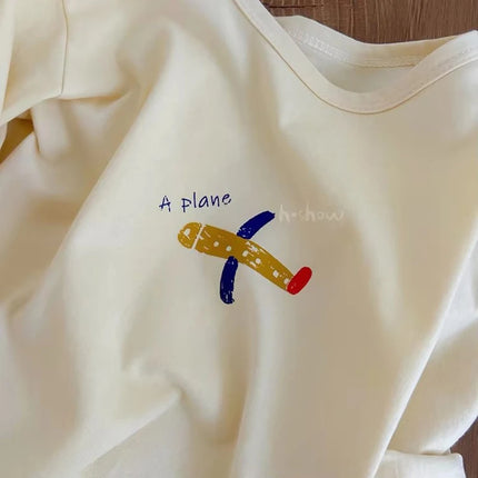 Boys Long Sleeve Tshirt Spring Autumn Cartoon Print Long Sleeve Tops Children Round Neck Bottoming Shirt Casual Pullover TShirt