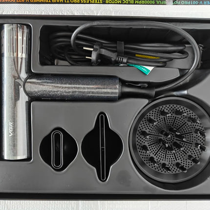 VGR Hair Dryer Professional Hot and Cold Adjustment 110000 RPM Blow Dryer Brushless Motor Hair Styling Blow Dryer Machine V-401