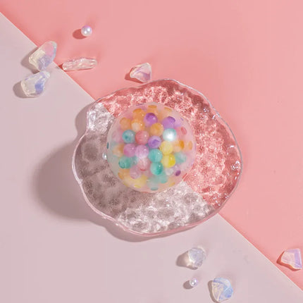 6cm Exotic Pinch The Rainbow Bead Pressure Reducing Ball Vent Ball Decompression Toy TPR Pinch Le Grape Ball Adult Toys