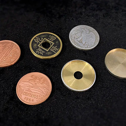 Ultimate CSB 31mm Copper Silver Brass Coin Magic Tricks Close Up Illusion Coin Transformation Magia Magie Magician Prop Gimmick
